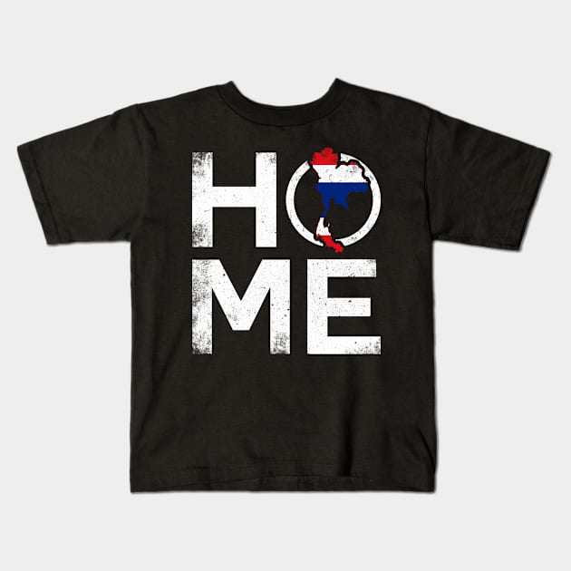 Thailand flag. Perfect present for mom mother dad father friend him or her Kids T-Shirt by SerenityByAlex